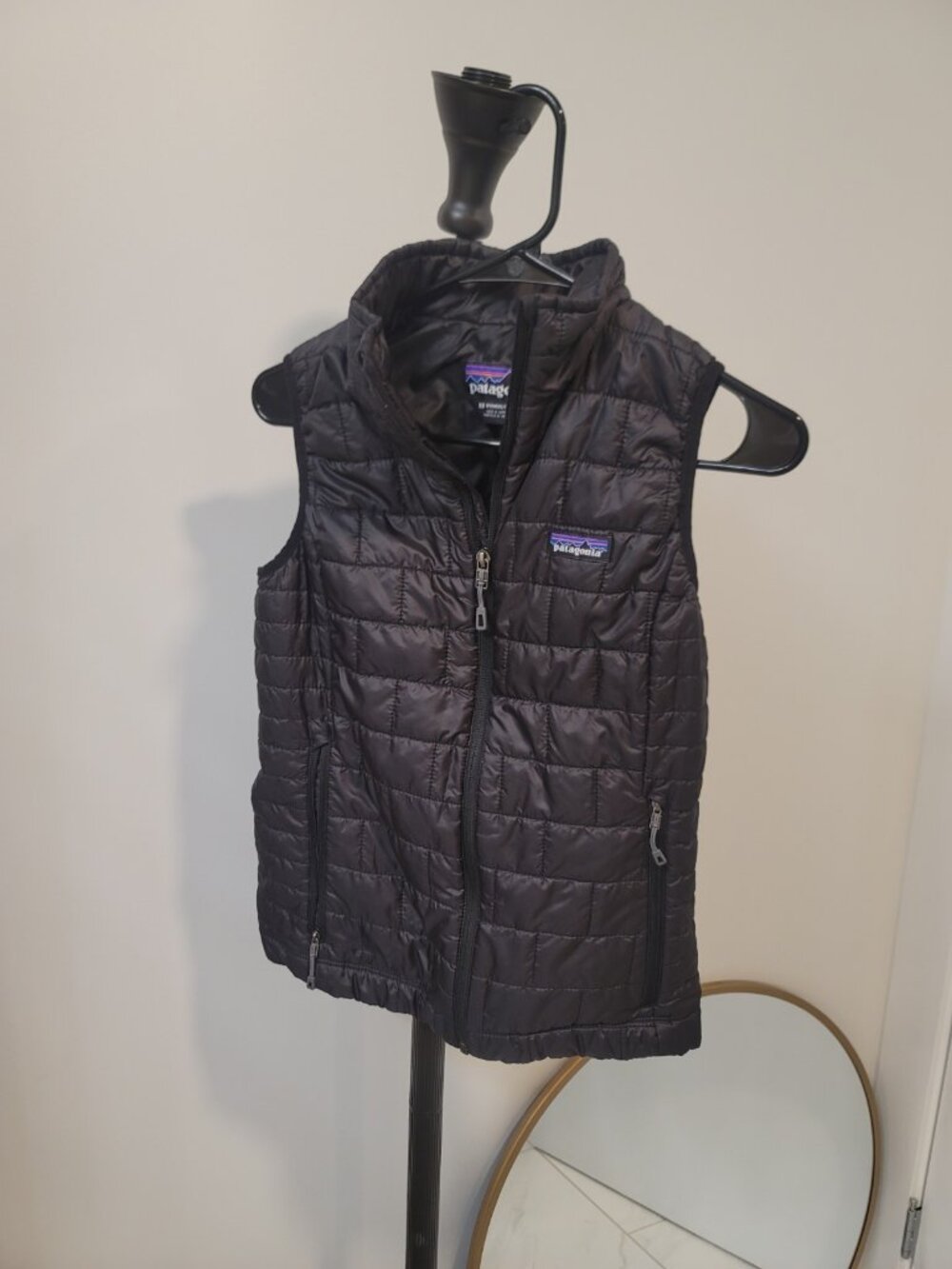 Patagonia Nano Puff Vest Womens Xs - Black Puffer Primaloft Zip Insulated - Picture 2 of 8